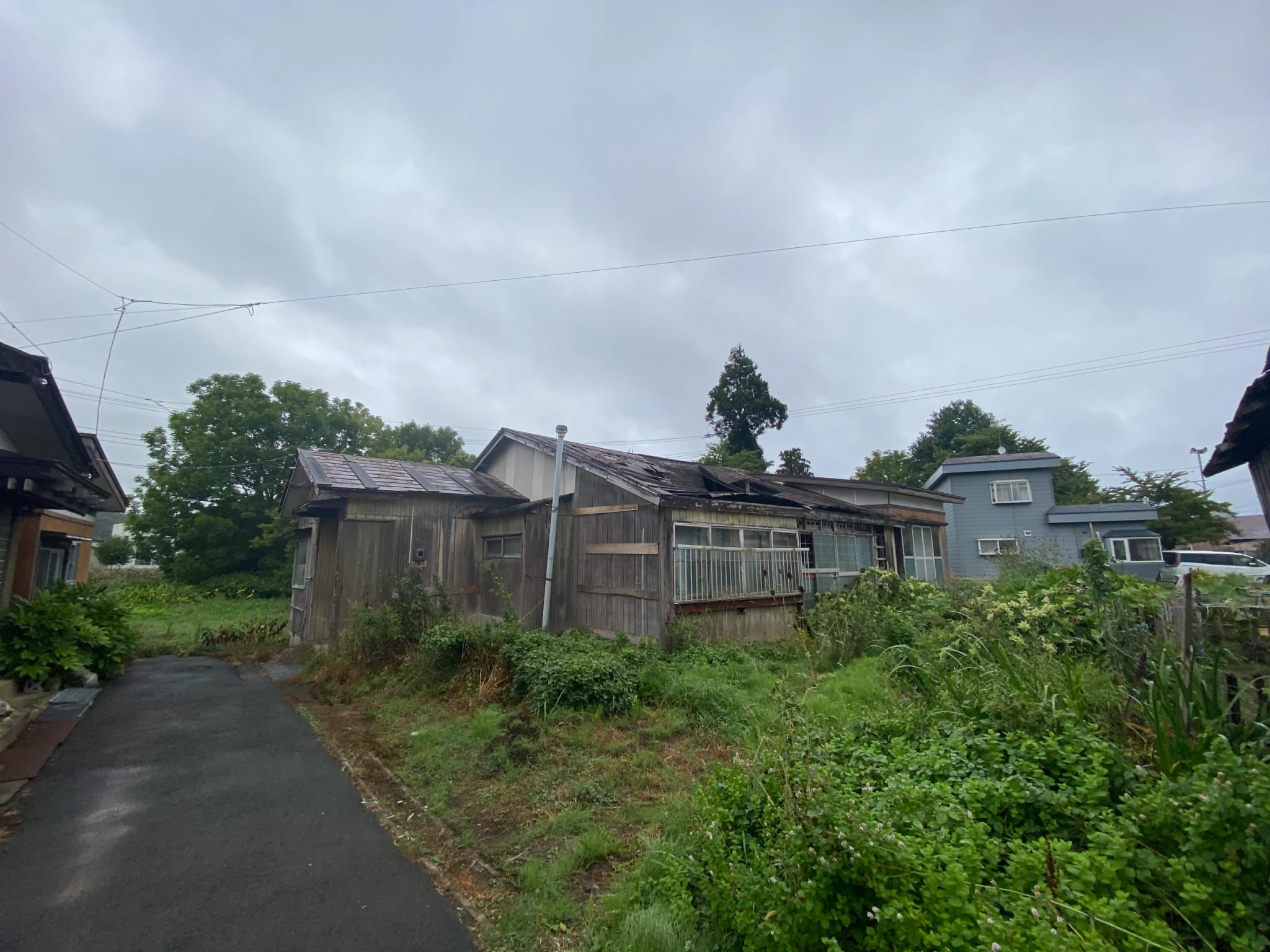 【仲介手数料不要！古家付土地約180坪】青森県むつ市大畑町観音堂